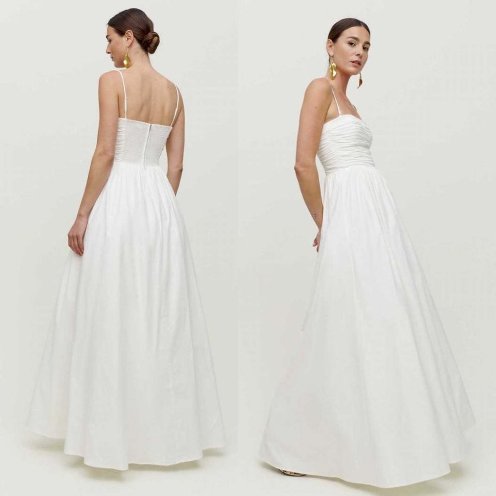 Reformation White Maxi Dress